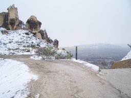 Ciudad de Mula con Nieve 2006